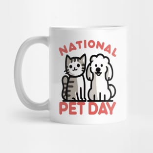 Celebrate National Pet Day with Adorable Pals Mug
